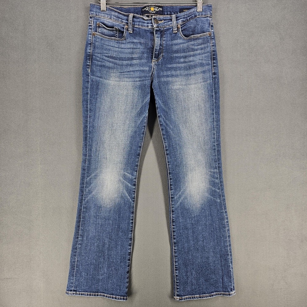 Lucky Brand Jeans Womens 8/29 Blue Sweet Boot Low Rise Bootcut Stretch Denim